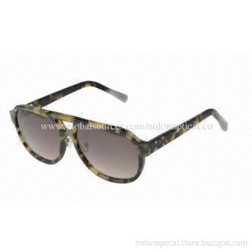 Classic Acetate Tortoise Sunglasses, Customized Logos Accepted